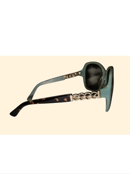 GUESS Tortoiseshell Sunglasses with Mint Green Temples 7315 TOBL-1 WITH CASE main image 4